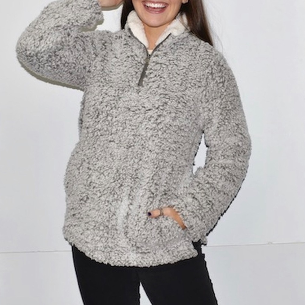 SUPER CUTE AND COMFY SHERPA HOODIE